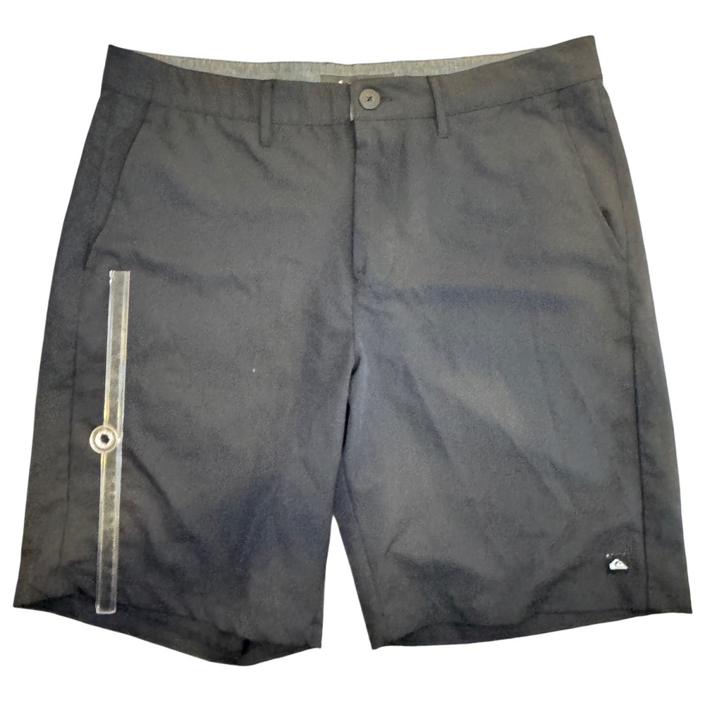 Quiksilver Mens Hybrid Shorts Black Stretch Boardshorts Size 34 Walkshorts